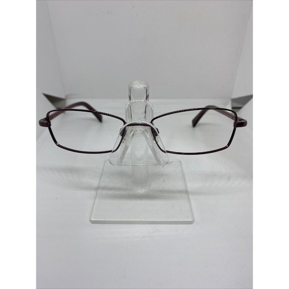 NEW Calvin Klein CK5202 607 EYEGLASSES METAL FRAME Plum/Red 52-16-135 Womens main image 6